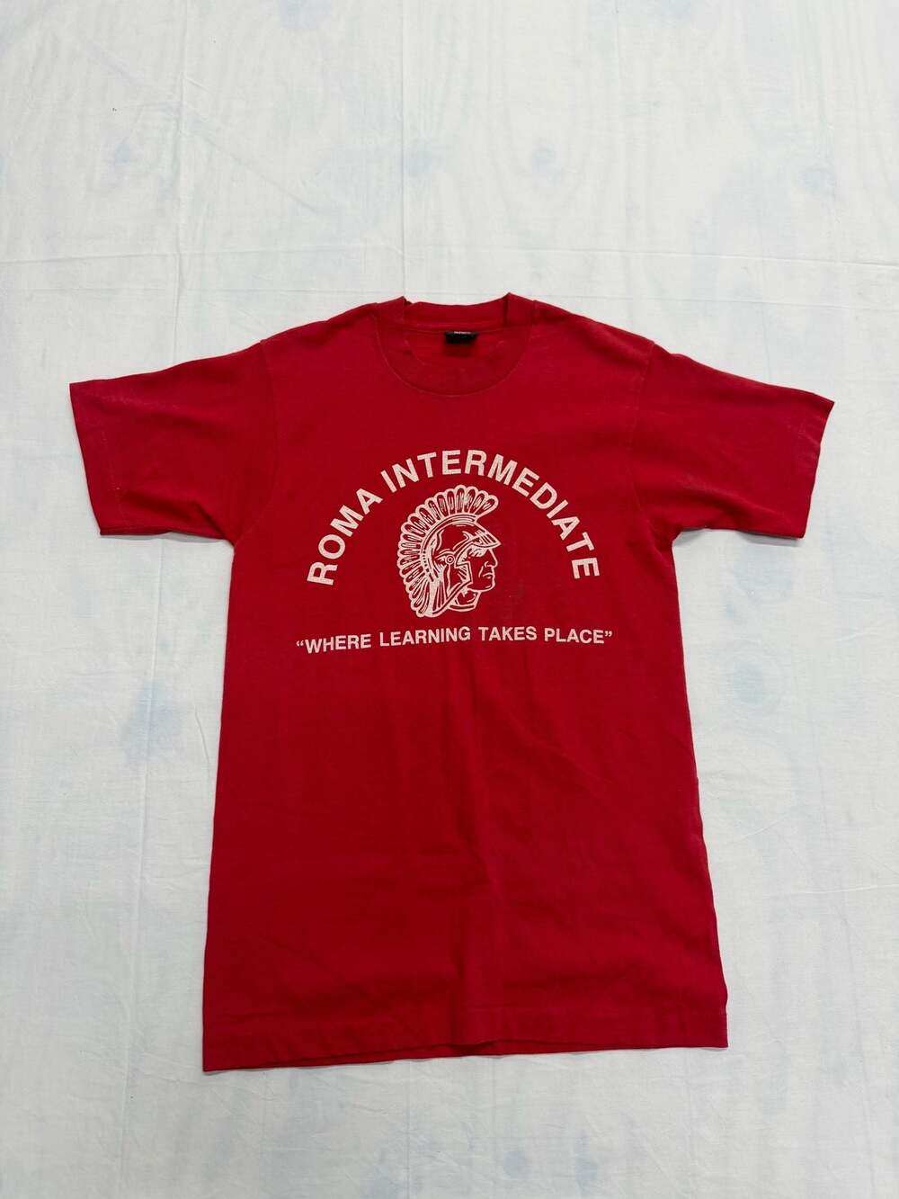 Vintage 80s Screen Stars Best Roma Intermediate School Graphic T-Shirt